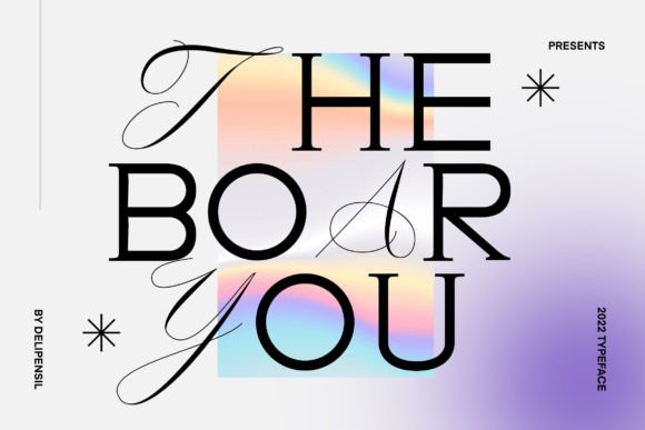 Aboar: A Serif with a Script Twist