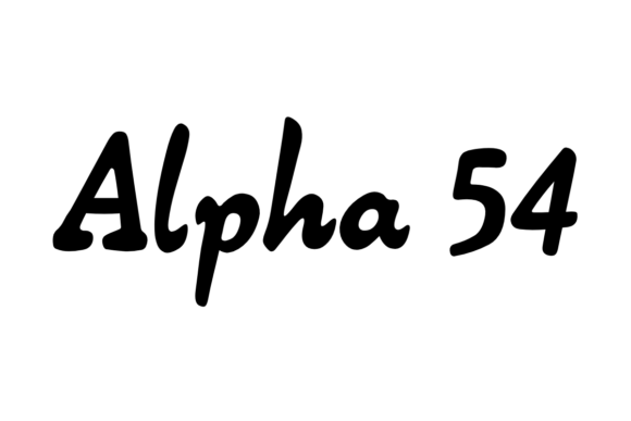 Alpha 54: A Serif Font for Elegant Design