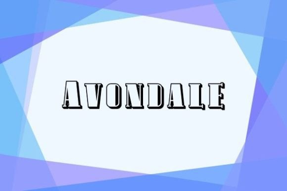 Avondale: A Serif Font for Creative Makers