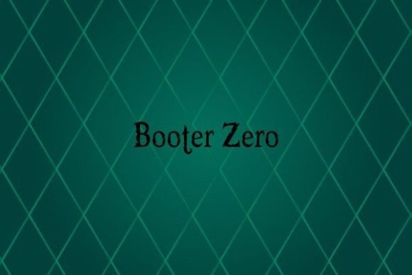 Booter Zero: A Font for Business Brilliance
