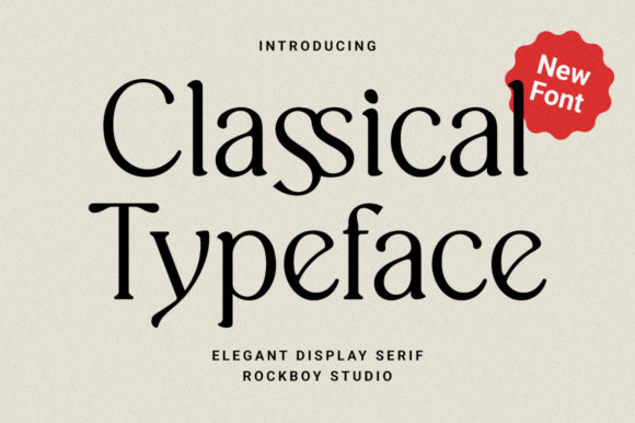 Classical Typeface: A Timeless Serif for Designers