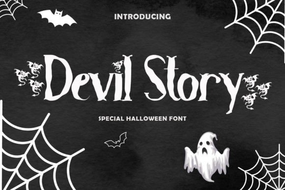 Devil Story: A Halloween Serif Font