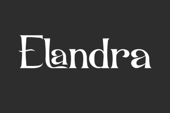 Elandra: A Bold Serif Font for Impactful Design