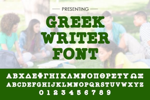 Greek Writer Font for Professional Branding