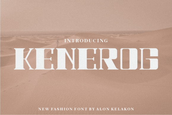 Kenerog: A Serif Font for Web Design