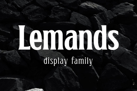 Lemands: A Sharp Serif Font for Creative Makers