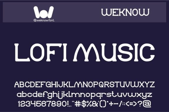 Lofi Music Font Review