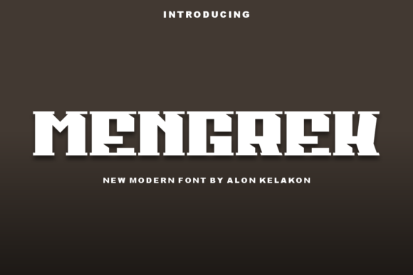 Mengrek: A Serif Font for Impactful Design