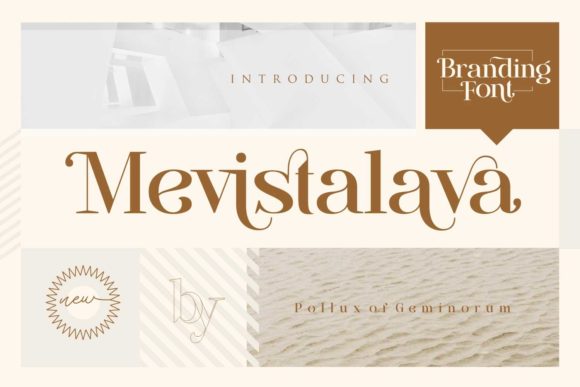 Mevistalava: A Stylish Serif Font