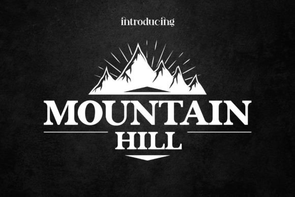 Mountain Hill Font for Professional Branding