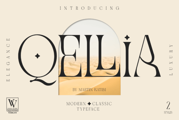 Qellia: A Stylish Serif for Campaigns