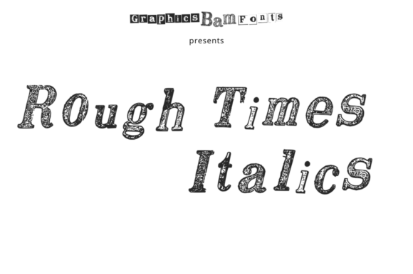 Rough Times Italic: A Bold Serif for Web Design