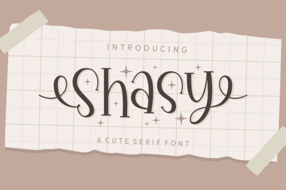 Shasy: A Warm Serif Font for Creative Makers