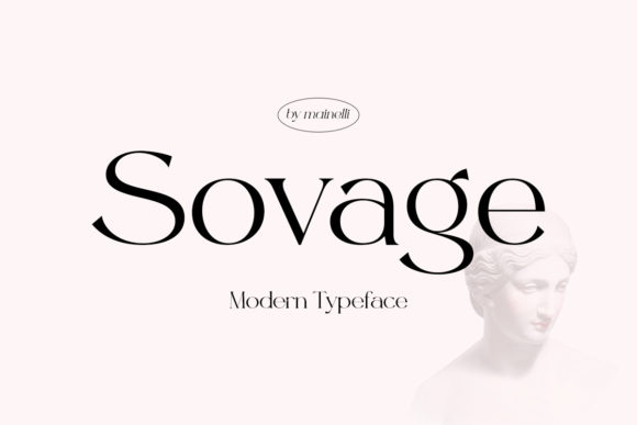 Sovage: A Stylish Serif Font for Makers
