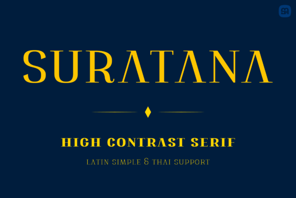 Suratana: A Serif Font for Creative Makers