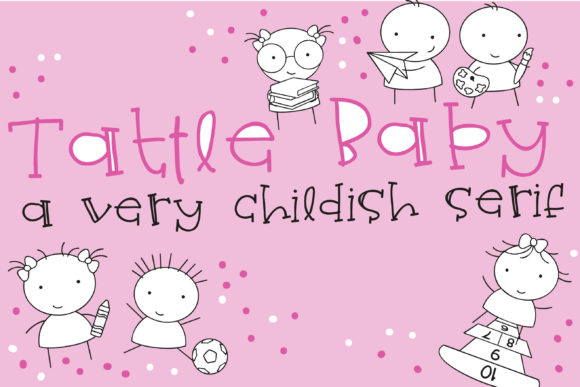 Tattle Baby Font for Business