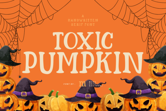 Toxic Pumpkin Font