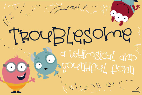 Troublesome: A Bold Serif for Designers