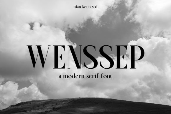 Wenssep: A Premium Serif Font for Business Branding